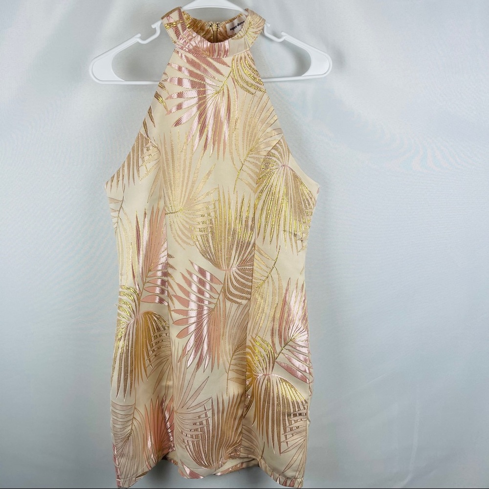 Superdown Mock Neck Party Dress